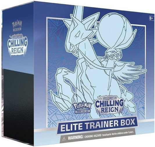 Pokemon TCG Sword & Shield: Chilling Reign Elite Trainer Box (Ice Rider Calyrex)