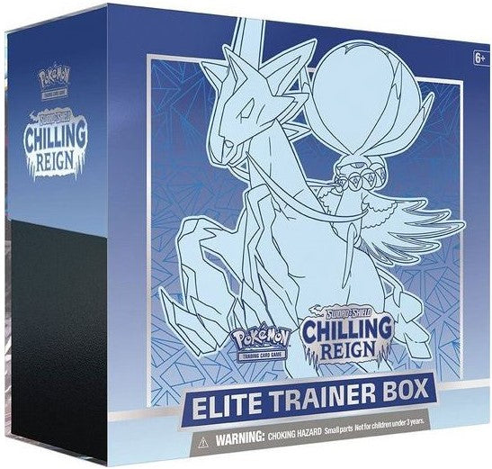 Pokemon TCG Sword & Shield: Chilling Reign Elite Trainer Box (Ice Rider Calyrex)