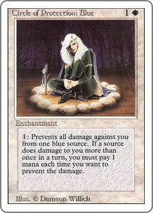 Magic The Gathering - Circle of Protection: Blue - Revised Edition