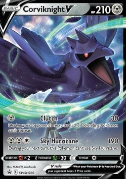 Pokémon TCG: Corviknight V SWSH200 - Sword & Shield Black Star Promos