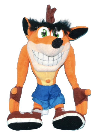 Crash Bandicoot plushie 35cm