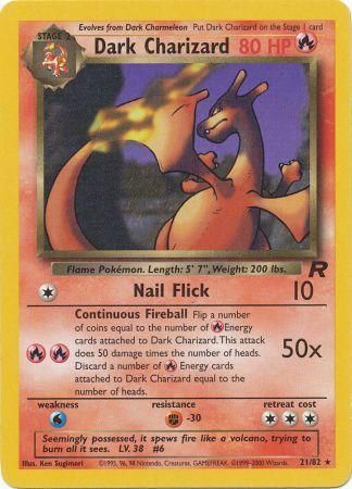 Pokémon TCG: Dark Charizard 21/82 - Team Rocket