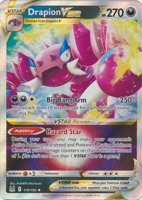 Pokémon TCG: Drapion VSTAR 119/196 - Sword & Shield Lost Origin