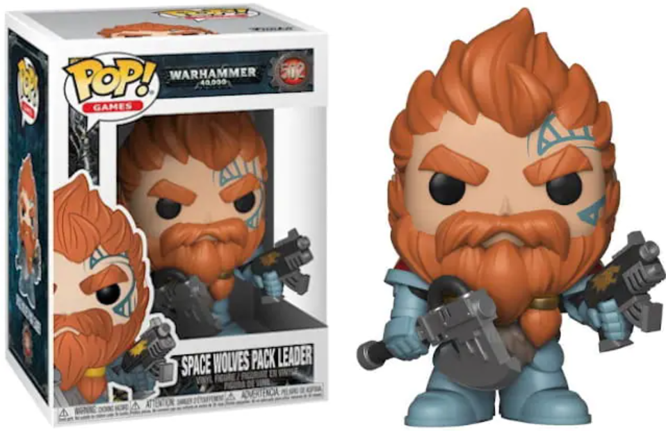 Funko Pop! Warhammer 40,000 - Space Wolves Pack Leader #502