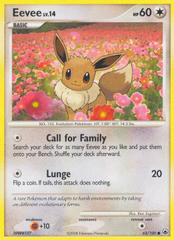 Pokémon TCG: Eevee Lv.14 62/100 - Majestic Dawn