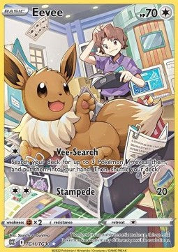 Pokemon TCG: Eevee TG11/TG30 (Holo Rare) - Sword & Shield Brilliant Stars