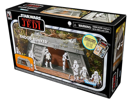 Star Wars Kenner Figure: Star Wars Return of the Jedi - Endor Bunker Playset & Endor Rebel Commando (PRE-ORDER)