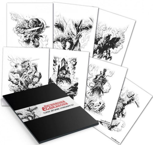 Dungeons & Dragons Lithograph Set