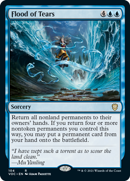 Magic The Gathering: Flood of Tears - Innistrad: Crimson Vow Commander