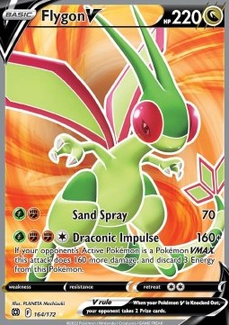 Pokémon TCG: Flygon V 164/172 - Sword & Shield Brilliant Stars