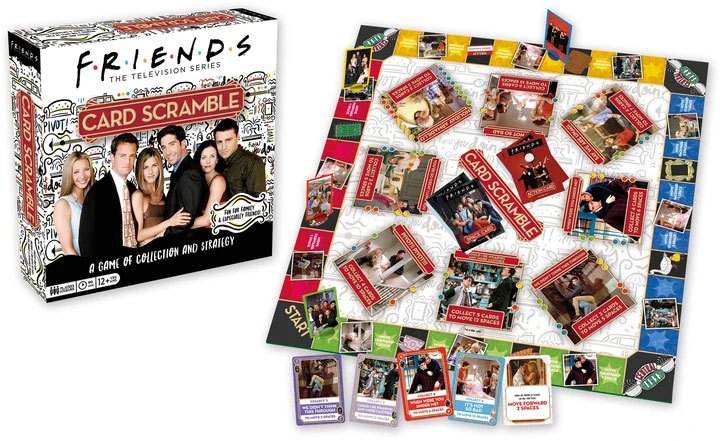 Friends: Scramble card game (English)