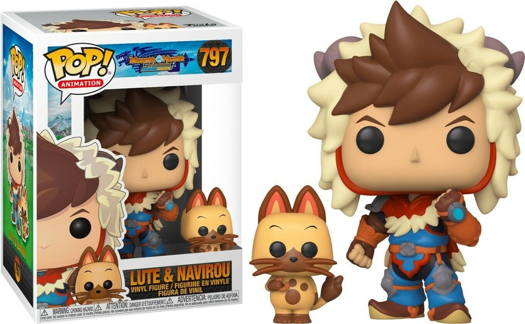 Funko! POP - VINYL Monster Hunter - Lute w/Navirou #797