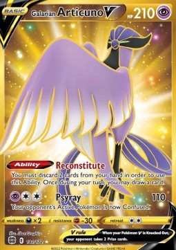 Pokémon TCG: Galarian Articuno V 181/172 - Sword & Shield Brilliant Stars