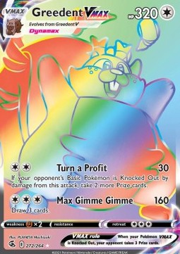 Pokémon TCG: Greedent VMAX 272/264 - Sword & Shield Fusion Strike