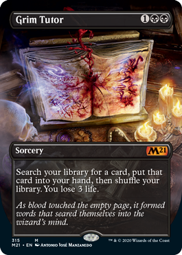 Magic the Gathering - Grim Tutor - Core Set 2021