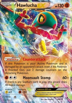 Pokémon TCG: Hawlucha EX 64/111 - X & Y Furious Fists