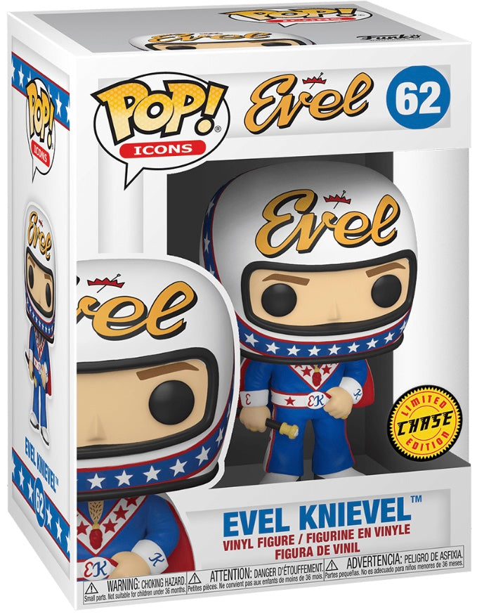 Funko Pop! Evel Knievel (Chase) #62 (Pre-Order)