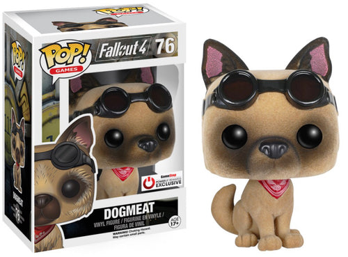 Funko Pop! Fallout 4: Dogmeat (Flocked) #76