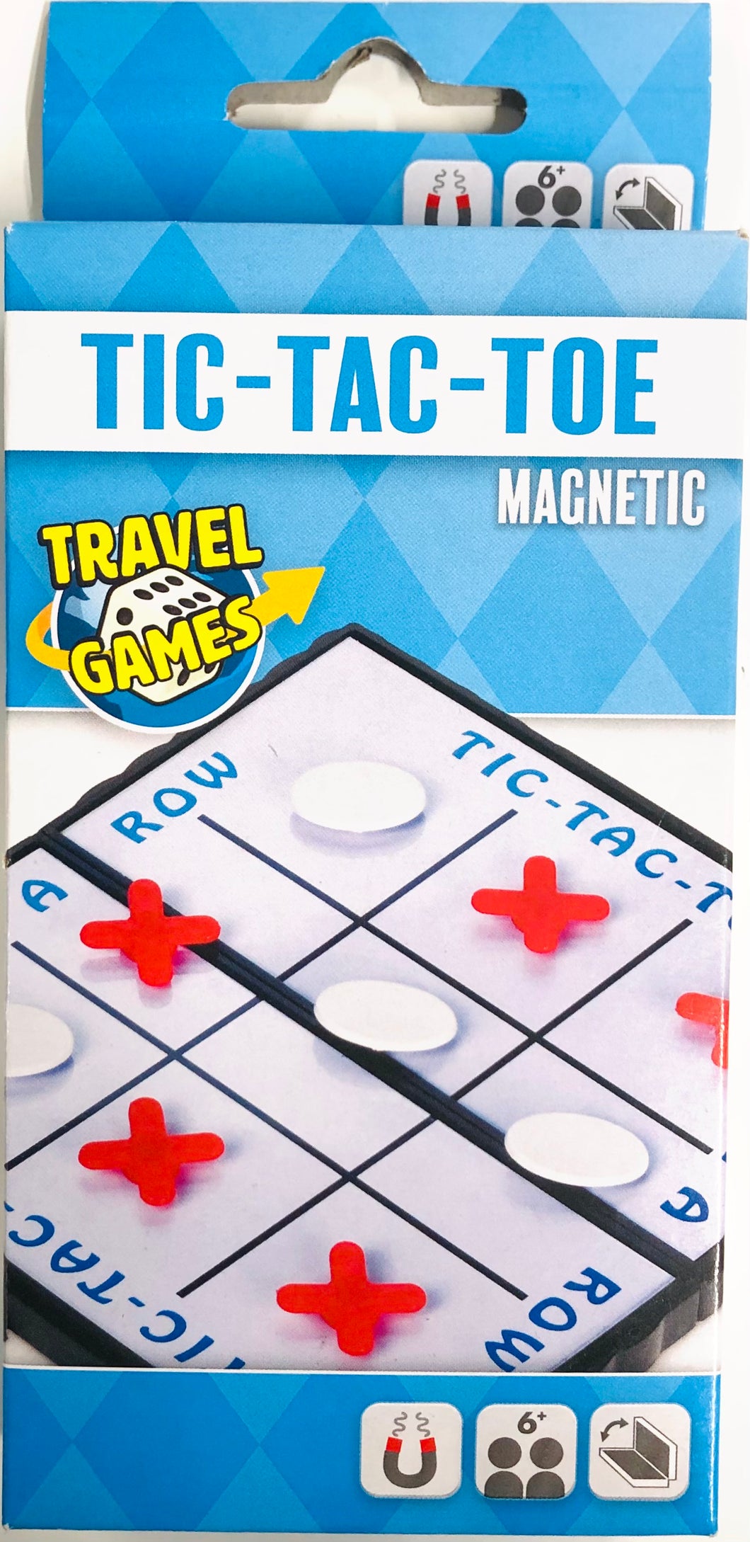 Tic-Tac-Toe magnetic travel game