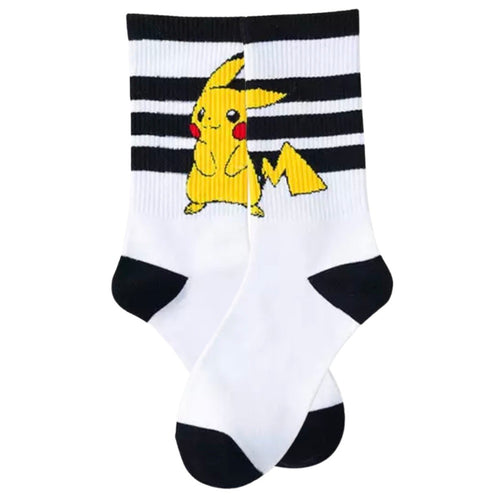 Pikachu socks (white & black) - Gameroom.fi