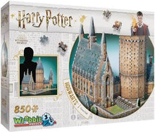 Load image into Gallery viewer, Wrebbit Harry Potter 3D Puzzle: Hogwarts Great Hall - 850pc
