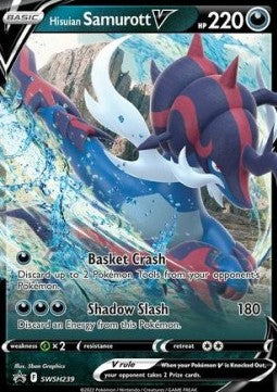 Pokémon TCG: Hisuian Samurott V SWSH239 - Black Star Promo