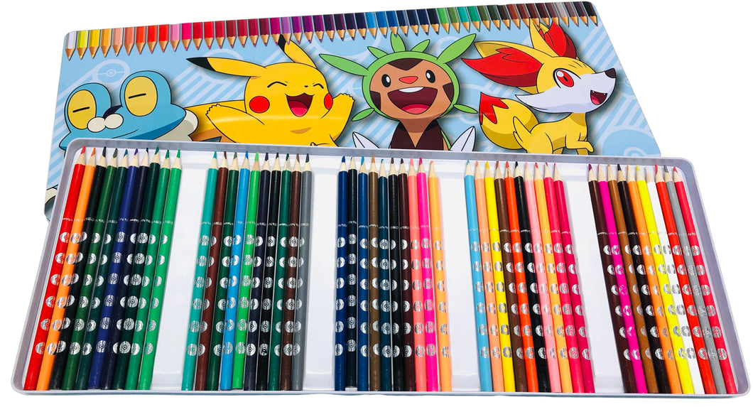 Pokémon XL Coloring Pencil Case - 50 pencils