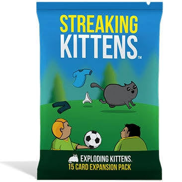 Exploding Kittens: Streaking Kittens expansion pack (ENG)