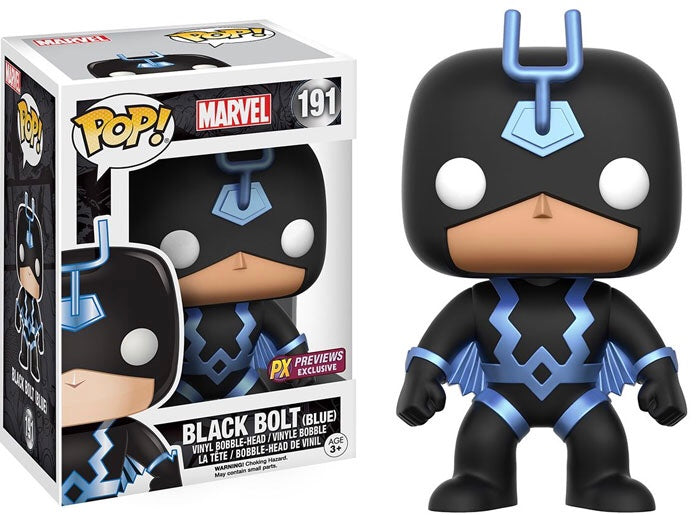 Funko Pop! Marvel: Black Bolt (PX Previews Exclusive) #191