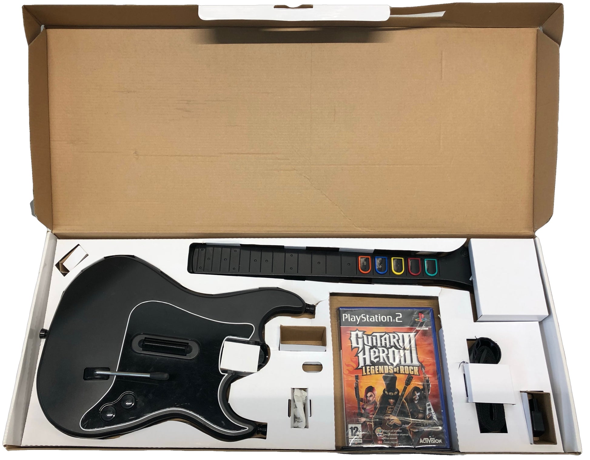 PS2 Guitar Hero III: Legends of Rock (complete wireless bundle) - Playstation 2 [used]