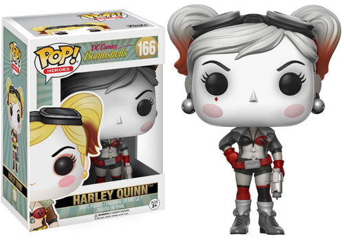 Funko Pop! DC: Harley Quinn (black, white, red) #166