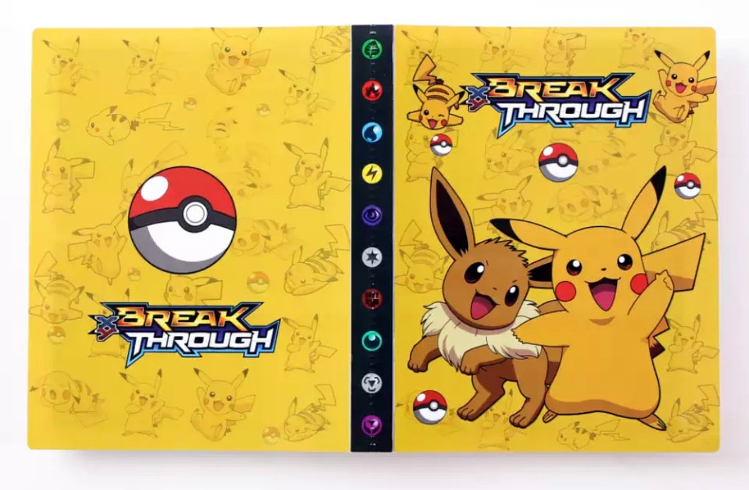 Pokémon TCG: “Pikachu & Eevee Breakthrough” Album - 240 cards