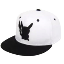 Load image into Gallery viewer, Pikachu baseball cap (black on white) - Gameroom.fi
