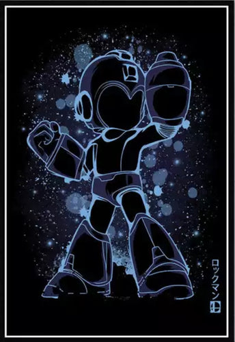 Mega Man - Canvas poster 20cm x 15cm