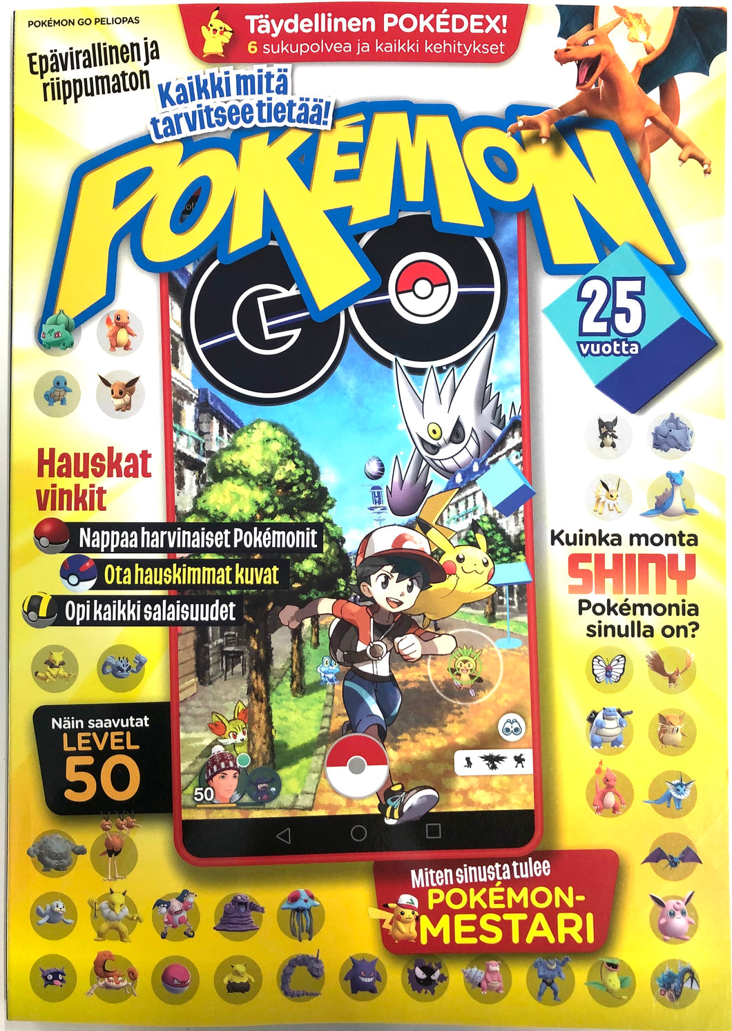 Pokémon Go peliopas (25 vuotta) 