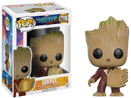 Funko Pop! Guardians of the Galaxy 2: Groot (w/ patch) #208