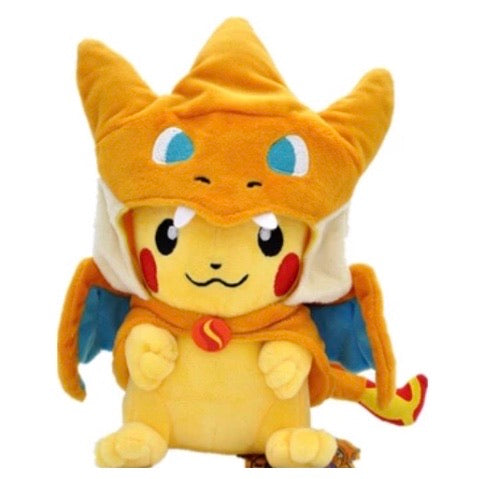 Pokémon - Pikachu Cosplay (Mega Charizard Y) plush 22cm - Gameroom.fi