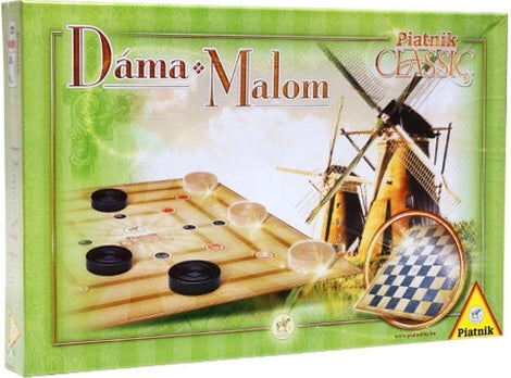 2-in-1 Checkers & Malon - Piatnik Classic