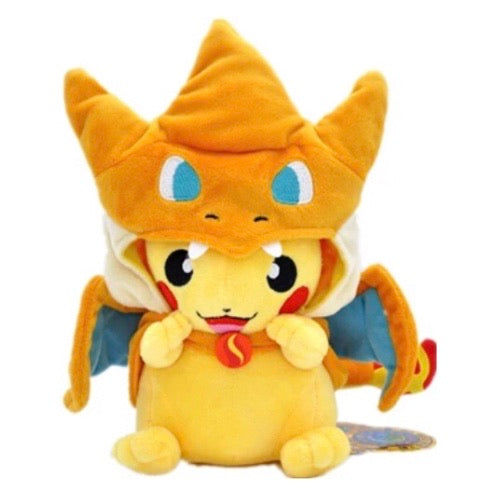 Pokémon - Pikachu Cosplay (Mega Charizard Y) plush 22cm - Gameroom.fi