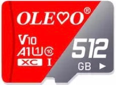 Micro SD memory card 512 GB