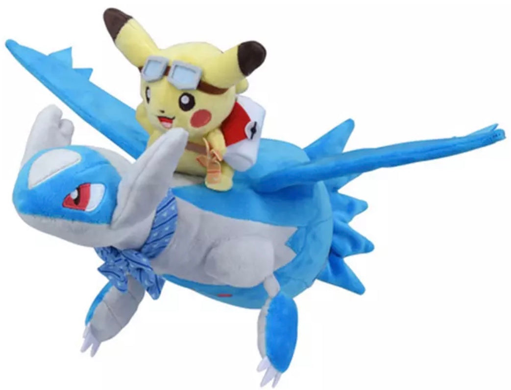 Pokémon - Pikachu Flying with Latios (Pokémon Center campaign) plush toy 28cm