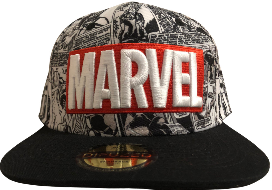 Marvel “Comics” Snapback Cap