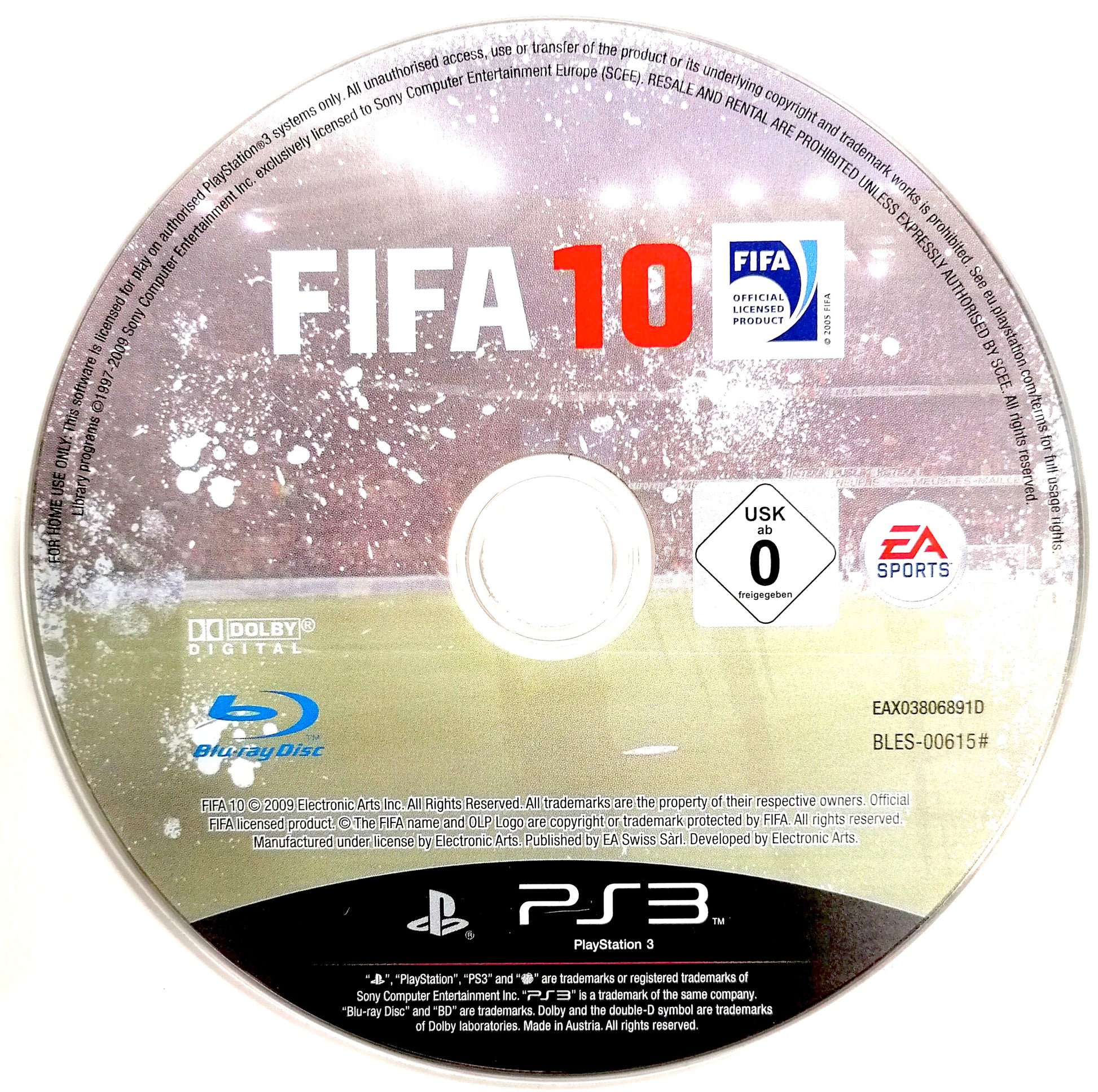 PS3 - FIFA 10 (Loose) - Playstation 3 [used]