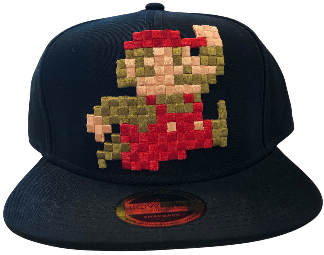 “Pixel Mario” Snapback Cap