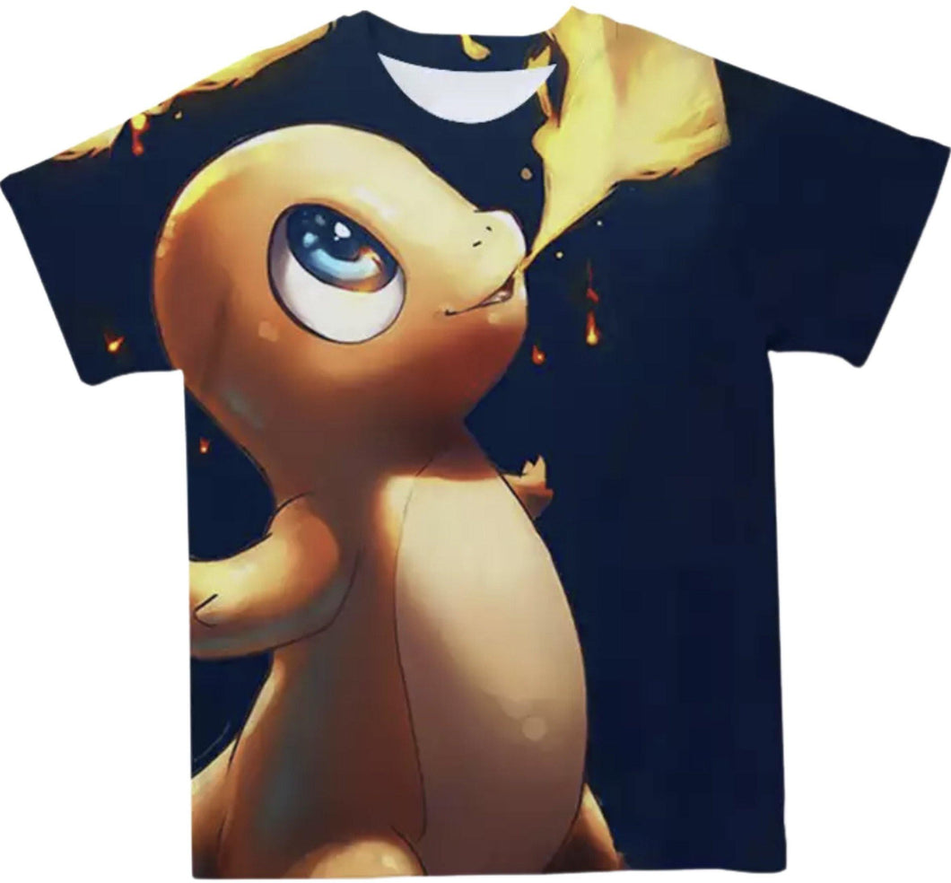 Harajuku Charmander T-shirt - Gameroom.fi