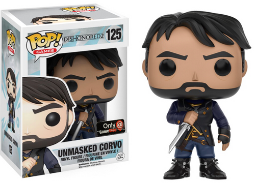 Funko Pop! Dishonored 2: Unmasked Corvo [GameStop exclusive] #125