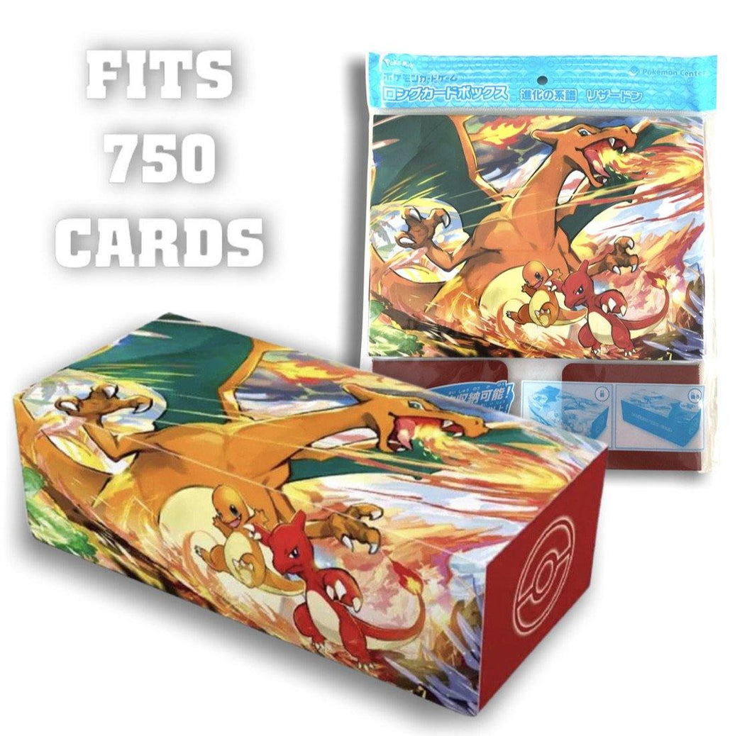 Original Pokémon Center Japan Card Box Organizer - “CHARIZARD” (750 cards) - Gameroom.fi