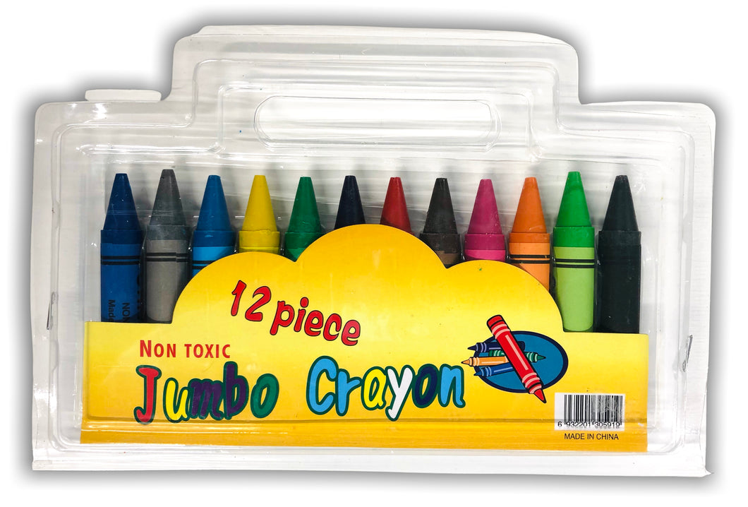 Jumbo Crayon - 12 Piece