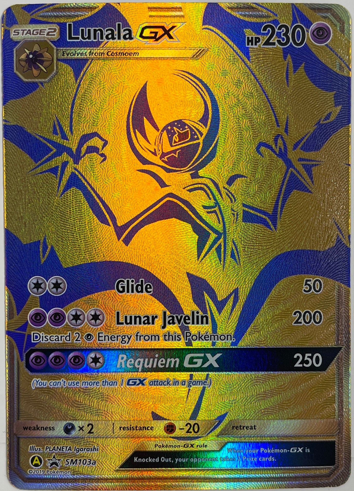 Pokémon TCG: Lunala GX SM103a - Sun & Moon Promos
