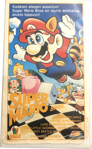 [retro] Super Mario Bros VHS - Gameroom.fi